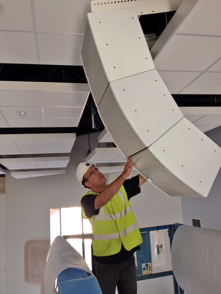 Sound systems installation detail 4