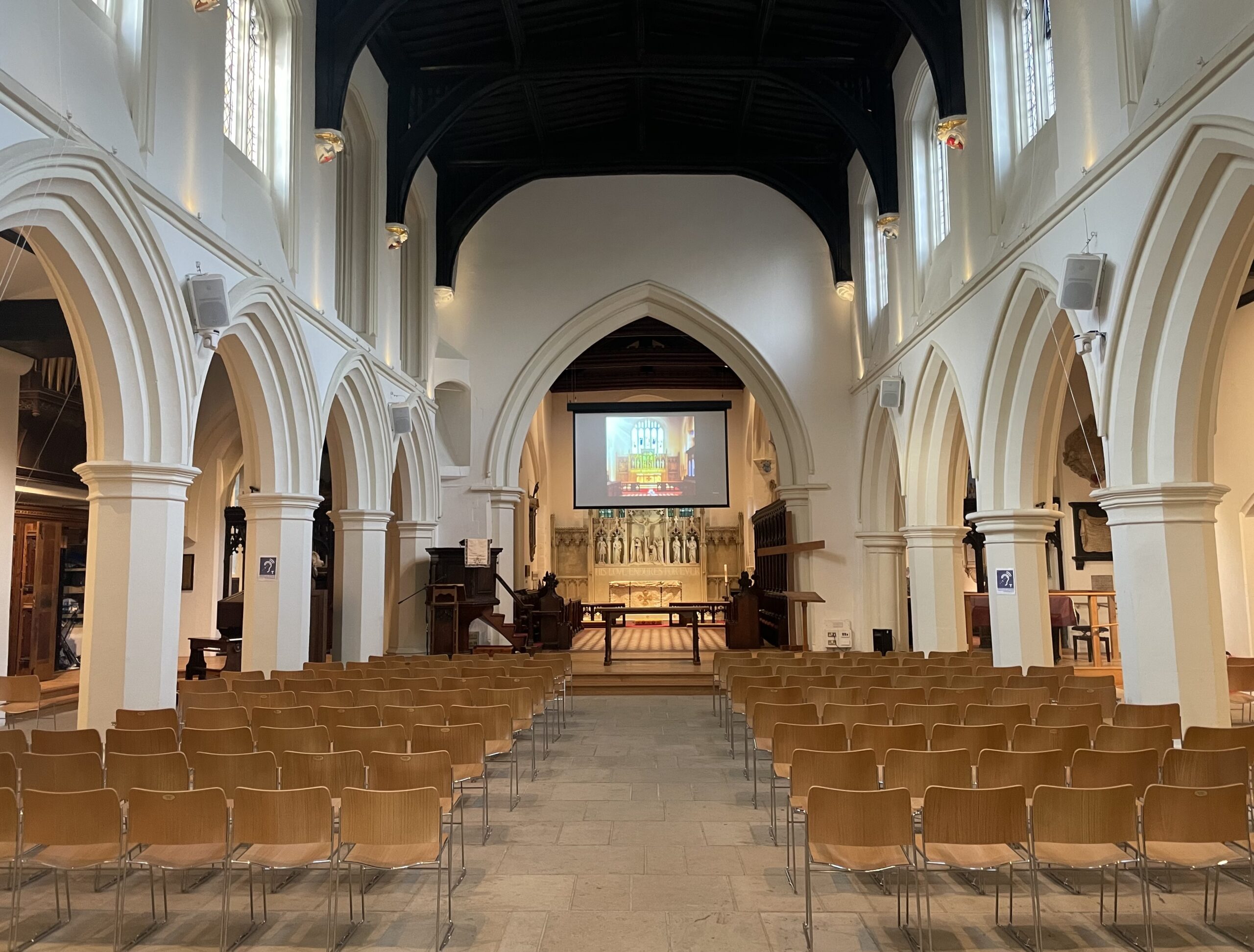 St Mary’s Parish Church, Watford audio-visual installation